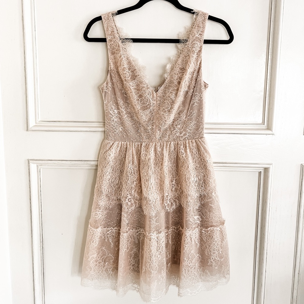 BCBG Maxazaria Lace Mini Dress